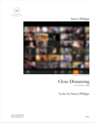 Close Distancing SATB choral sheet music cover Thumbnail